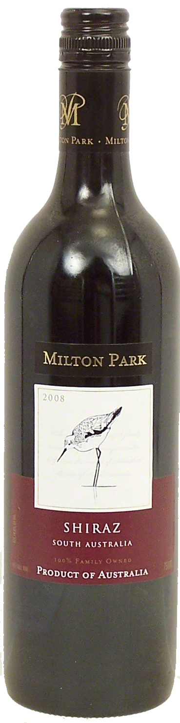 Milton Park  shiraz wine of South Australia, 14% alc. by vol. Full-Size Picture